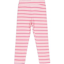 Civil Girls Pembe Çizgili Tayt Kız Çocuk 2-3 Yaş Regular Kalıp Günlük Kullanım İçin