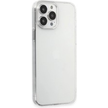 Iphone 15 Pro Max Kılıf Pc Sert Şeffaf Kapak - Şeffaf