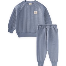 Cigit Kapitone Sweatshirt Takım 1-7 Yaş Mint Yeşili