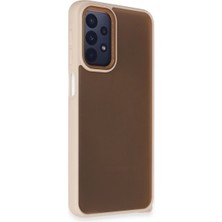 Samsung Galaxy A23 4g Kılıf Elegant Kapak - Pudra