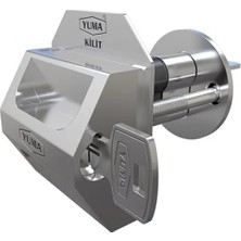 Marsilyan Yuma Kilitli Kapı Güvenlik Çelik Rozeti - Sağ