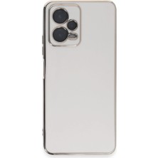 Xiaomi Poco X5 5g Kılıf Volet Silikon - Beyaz