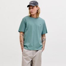 Jack & Jones Erkek Logo Nakis Islemeli Tisört - Paulos