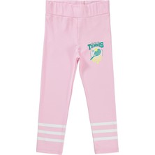 Civil Girls Tenis Baskılı 6-9 Yaş Tayt - Pembe 8-9 Yaş