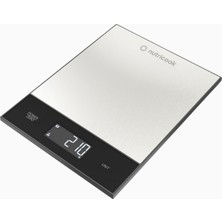 Nutricook 5 kg Paslanmaz Çelik Dijital Mutfak Terazisi