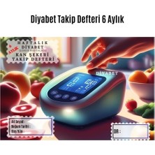 İnura Global Diyabet Ölçüm Takip Çizelgesi Defteri A Kalite Özel Tasarım 6 Aylık A6 Boyut Yüksek Motiveli