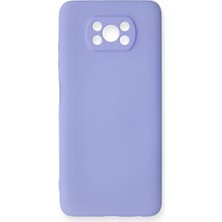 Xiaomi Pocophone X3 Kılıf Nano Içi Kadife Silikon - Lila
