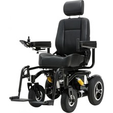 Baymedikal Poylin Arazi Tipi Akülü Tekerlekli Sandalye | 25KM Menzil Tilt Özellikli 450W Çift Güçlü Motor P264