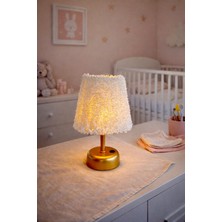 Pera Puffy Pilli Masa Lambası Metal Ayaklı