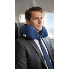 Visco Happy Viscohappy Ortopedik Profesyonel Visco Seyahat Yastığı (Parlement Mavisi)