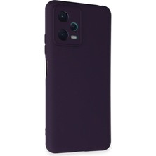 Xiaomi Redmi Note 12 5g Kılıf Nano Içi Kadife Silikon - Mor