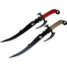 Marsilyan Dekoratif Katana Kılıç - 72 Cm, Ip Saplı, Keskin Değildir