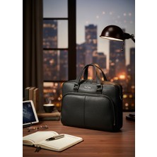 Pierre Cardin 01PC001116 Unisex Evrak & Laptop Uyumlu Omuz Askılı Siyah Çanta
