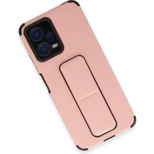 Platin Store Pilatin  Xiaomi Poco X5 5g Kılıf Mega Standlı Silikon - Pudra Zeyd