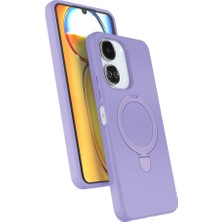 Xiaomi Redmi 13C Regal Magsafe Standlı Kapak - Lila