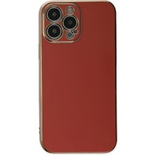 Iphone 15 Pro Max Kılıf Volet Silikon - Kırmızı