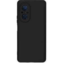 Huawei Nova 9 Se Kılıf Nano Içi Kadife Silikon - Siyah