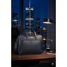 Pierre Cardin 01PC001116 Unisex Evrak & Laptop Uyumlu Omuz Askılı Lacivert Çanta