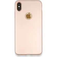 Iphone Xs Max Kılıf First Silikon - Rose Gold