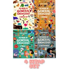 Sincap Kitap My Book Of General Knowledge 4'lü Set Serisi 3-6 Yaş Çocuklar Için Ingilizce Eğitici Masal & Öykü Kitabı