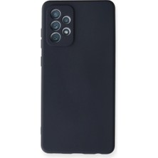 Samsung Galaxy A72 Kılıf Nano Içi Kadife Silikon - Lacivert