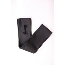 İnura Global Tüm Araçlara Uyumlu Vinil Direksiyon Kılıfı, Dikmeli Siyah Dikişli