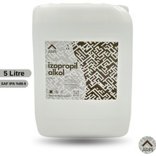 5 Litre %99,9 Saf Ipa Izo Propil Alkol Temzilik Solventi (Izopropanol)