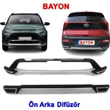 Midkan Hyundai Bayon 2020-2024 Ön ve Arka Difüzör Seti – Sportif Görünüm & Tam Uyumlu