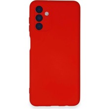 Samsung Galaxy A14 4g Kılıf Nano Içi Kadife Silikon - Kırmızı