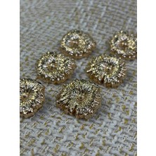 Gold 23 mm Premıum 6 Li Düğme Seti