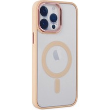 Iphone 14 Pro Kılıf Room Magneticsafe Silikon - Pudra