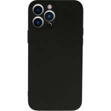Iphone 13 Pro Kılıf Nano Içi Kadife Silikon - Siyah