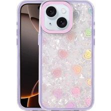 Iphone 14 Lumi Desenli Kapak - Mor