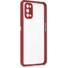 Realme 7 Pro Kılıf Miami Şeffaf Silikon - Fuşya