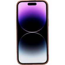 Gp Iguana Apple iPhone 14 Pro Max Uyumlu Deri Arka Kapak Rock G2