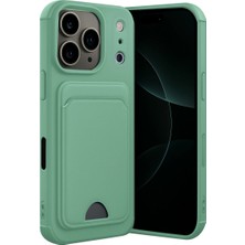 Iphone 17 Pro Kelvin Kartvizitli Silikon - Açık Yeşil