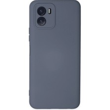 Vivo Y15S Kılıf Nano Içi Kadife Silikon - Gri