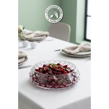 Glamis Selen Concept Bubble Model Orta Boy El Yapımı Cam Salata ve Sunum Kasesi