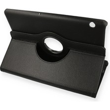Huawei Mediapad T5 10 Kılıf 360 Tablet Deri Kılıf - Siyah