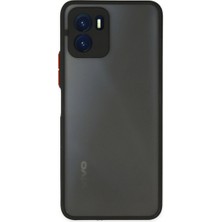 Vivo Y15S Kılıf Montreal Silikon Kapak - Siyah