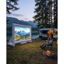 Plus Şişme Yansıtma Ekranı 168 Inç