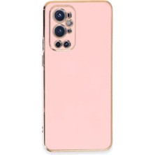 One Plus 9 Pro Kılıf Volet Silikon - Pembe