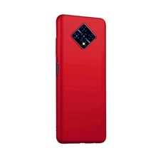 Lenax Leather Infinix Zero 8 Kılıf Kamera Korumalı Silikon Rubber Arka Kapak