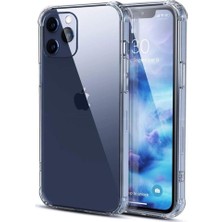 Lenax Leather Iphone 12 Kılıf Kamera Korumalı Silikon Rubber Arka Kapak