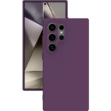 Lenax Leather Samsung Galaxy S24 Ultra Kılıf Kamera Korumalı Silikon Rubber Arka Kapak