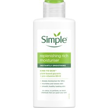 Simple Kind To Skin Kuru Ciltler Pro Vitamin B5+E Besleyici Yenileyici Nemlendirici Krem 125 ml 2'li Set