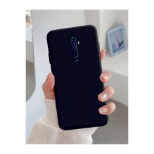 Lenax Leather Oppo Reno 2z Kılıf Kamera Korumalı Silikon Rubber Arka Kapak