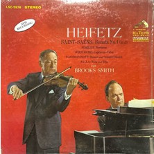 Plak İstasyonu Heifetz , With Brooks Smith – Saint-Saens: Sonata No.1 (In D) Classic Lp Plak