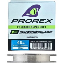 Daiwa Prorex 0.40MM 40M Fc Leader Super Soft %100 Fluorocarbon Misina