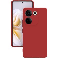 Lenax Leather Tecno Camon 20 Kılıf Kamera Korumalı Silikon Rubber Arka Kapak